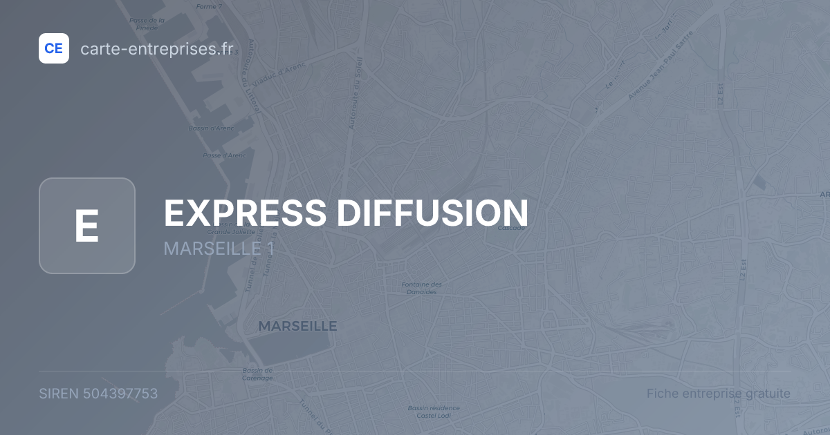 EXPRESS DIFFUSION — 504397753 — fiche entreprise