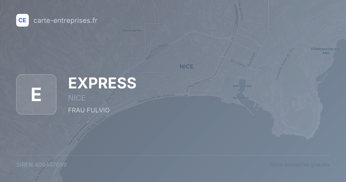 EXPRESS — 409407699 — fiche entreprise