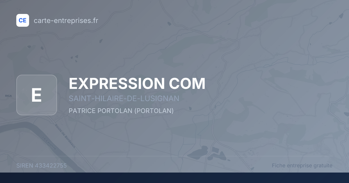 EXPRESSION COM — 433422755 — fiche entreprise