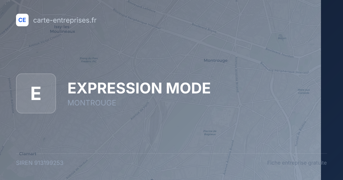 EXPRESSION MODE — 913199253 — fiche entreprise