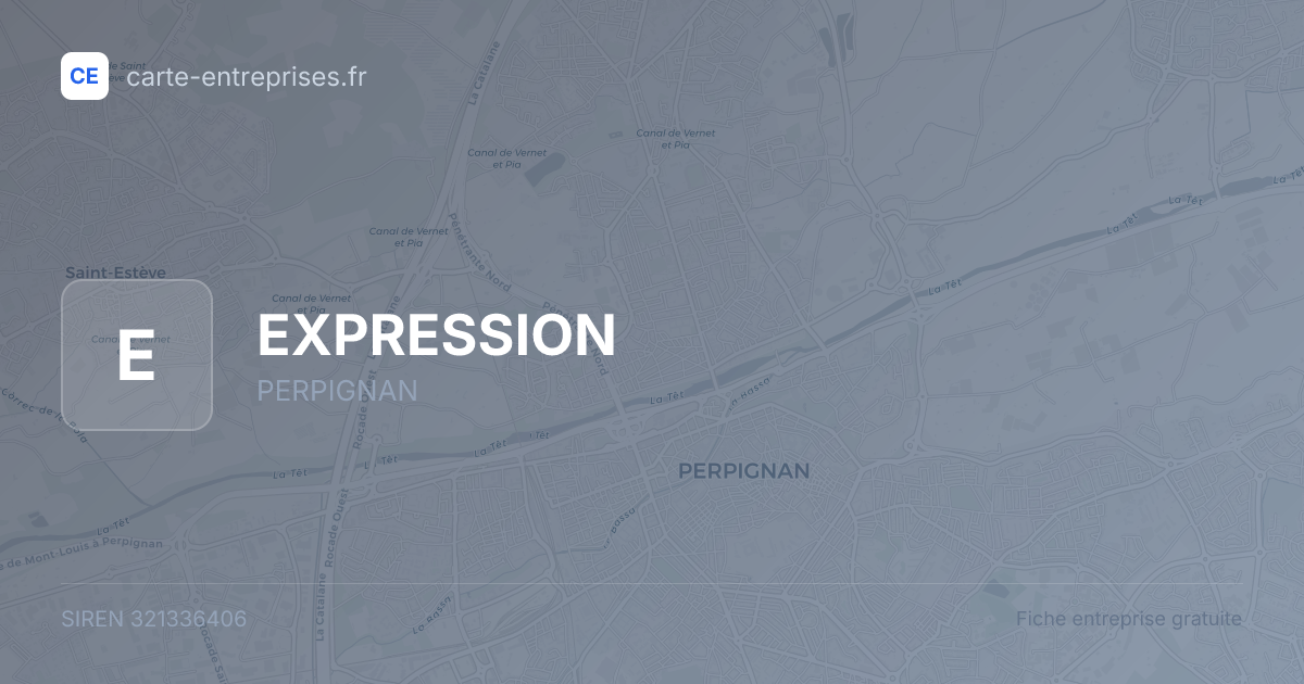 EXPRESSION — 321336406 — fiche entreprise
