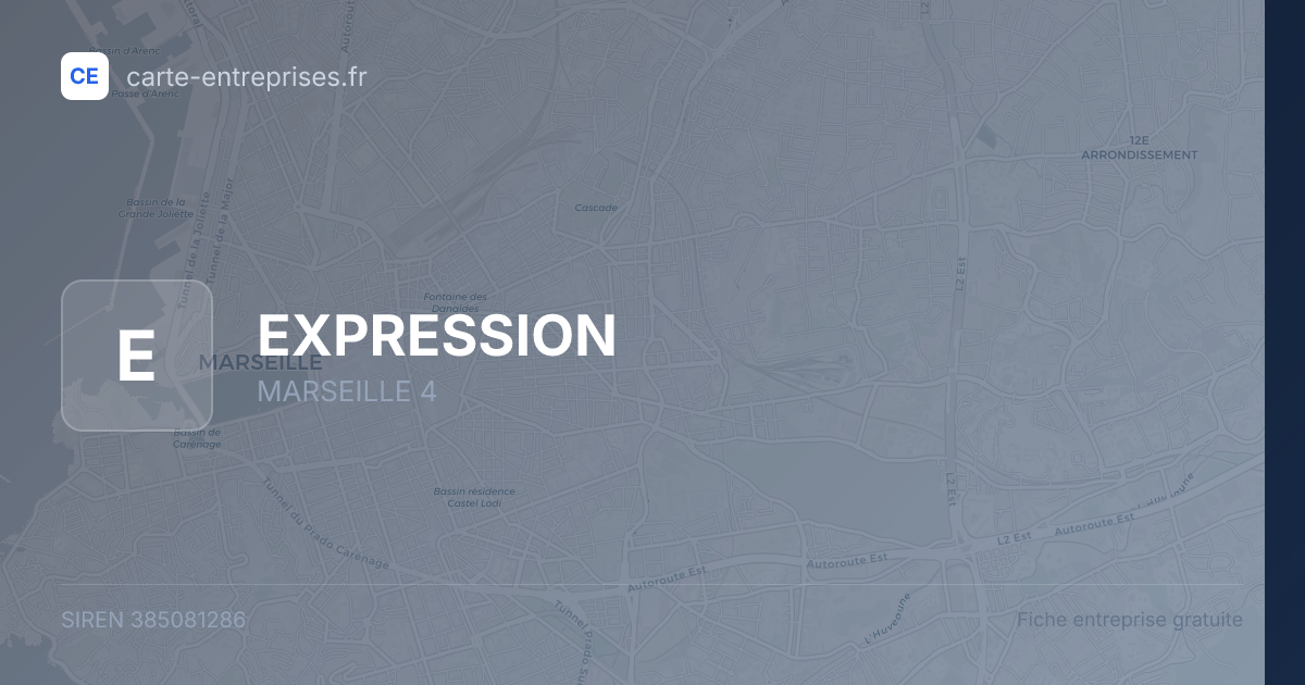 EXPRESSION — 385081286 — fiche entreprise