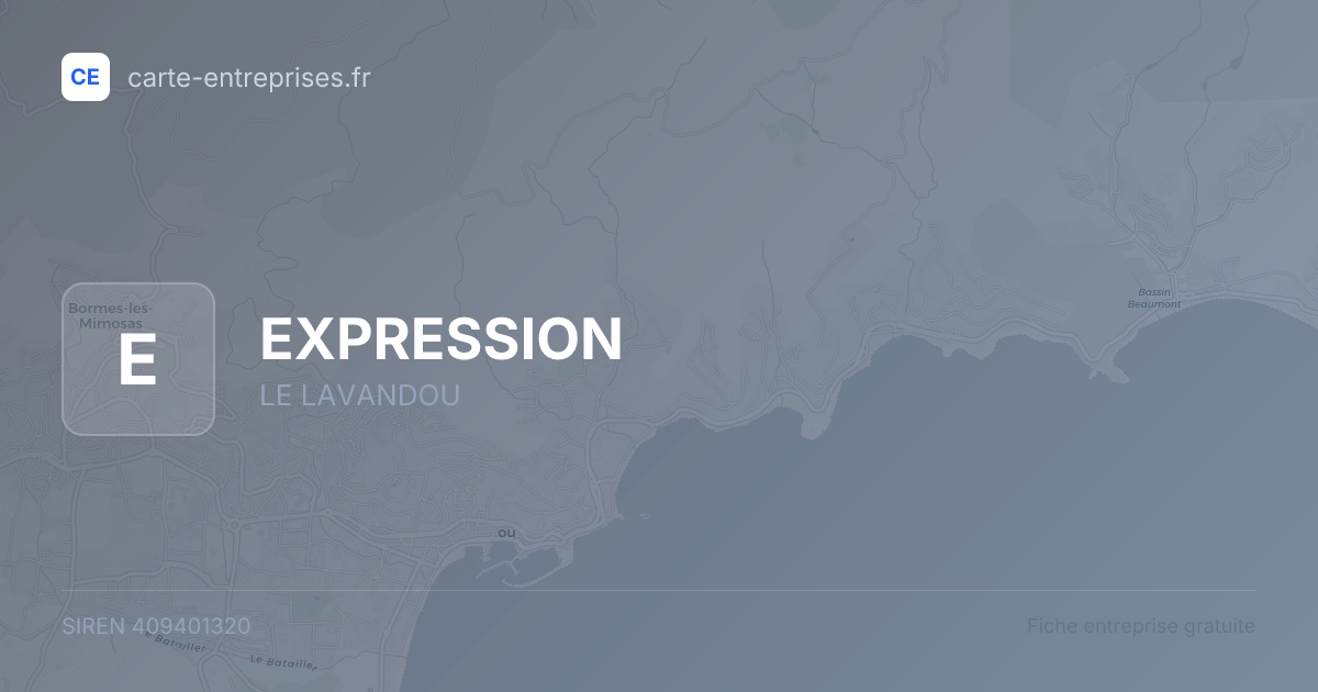 EXPRESSION — 409401320 — fiche entreprise