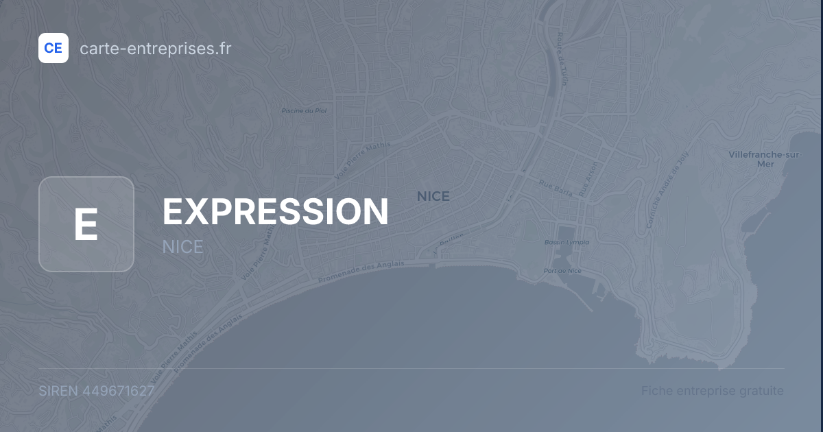 EXPRESSION — 449671627 — fiche entreprise