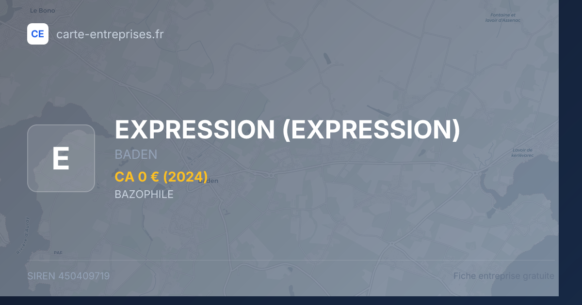 EXPRESSION — 450409719 — fiche entreprise