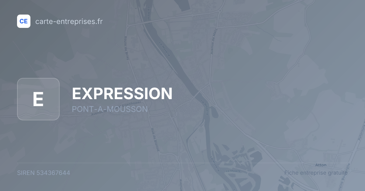 EXPRESSION — 534367644 — fiche entreprise