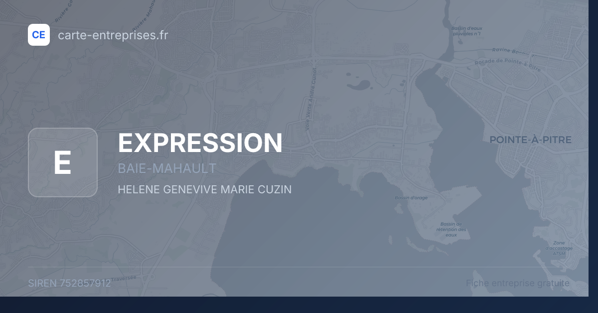 EXPRESSION — 752857912 — fiche entreprise