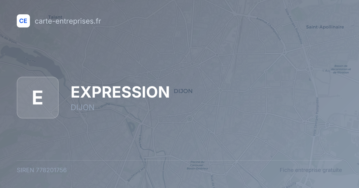 EXPRESSION — 778201756 — fiche entreprise