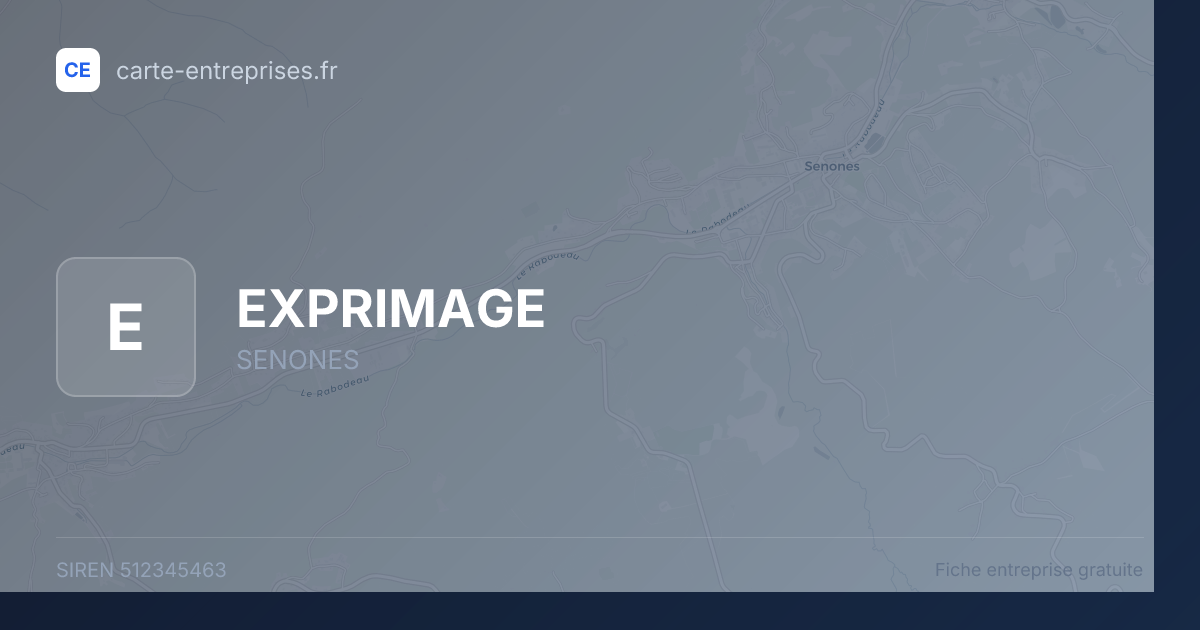 EXPRIMAGE — 512345463 — fiche entreprise