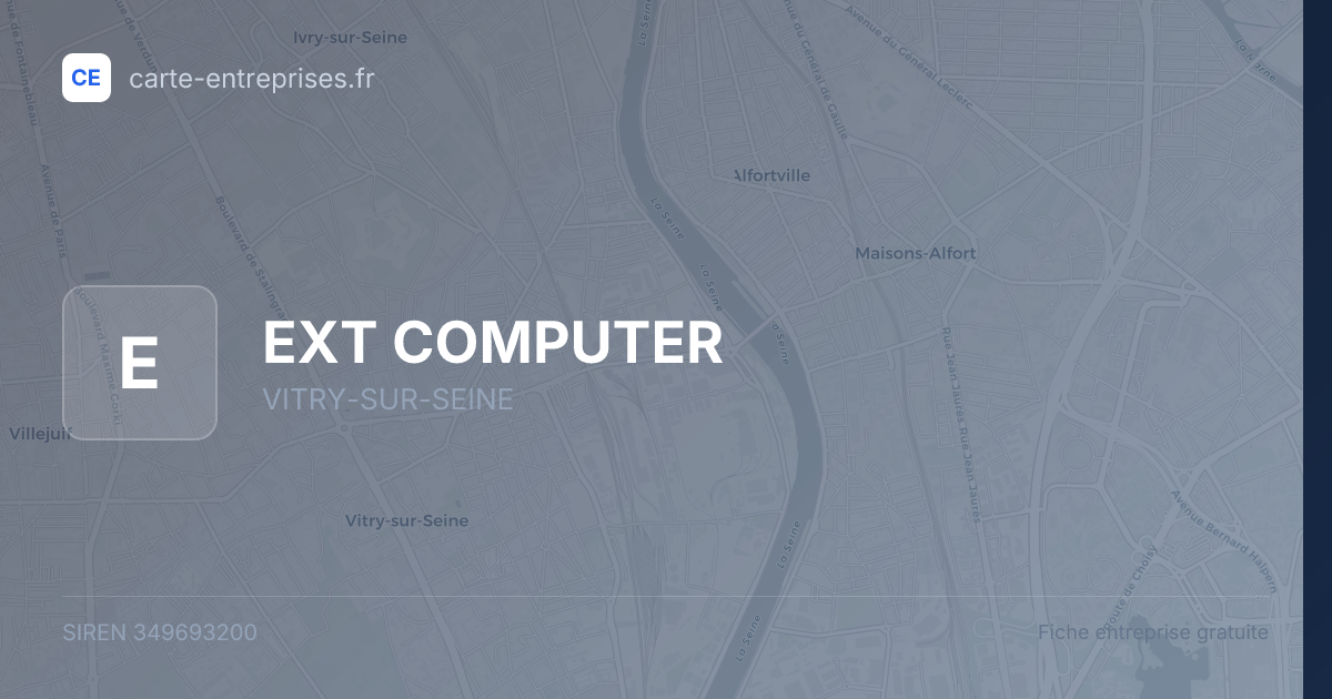 EXT COMPUTER — 349693200 — fiche entreprise