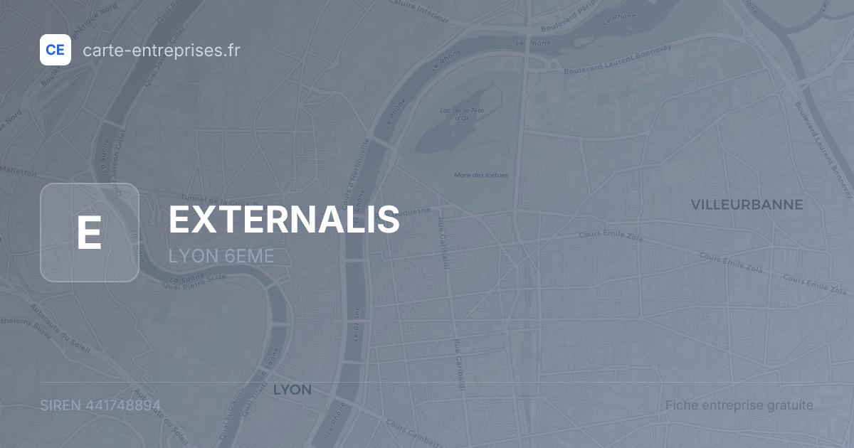 EXTERNALIS — 441748894 — fiche entreprise