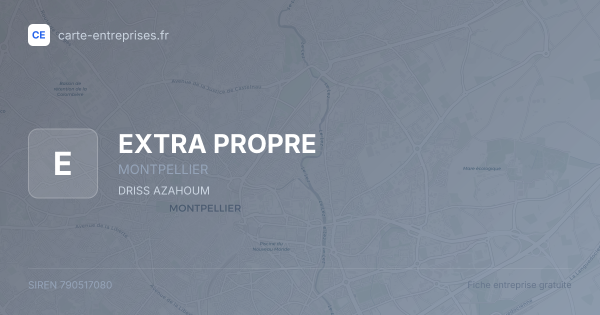 EXTRA PROPRE — 790517080 — fiche entreprise