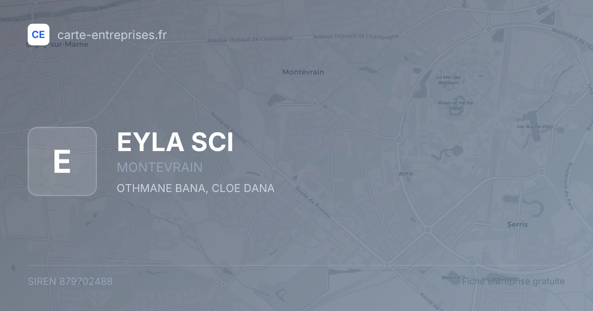 EYLA SCI — 879702488 — fiche entreprise