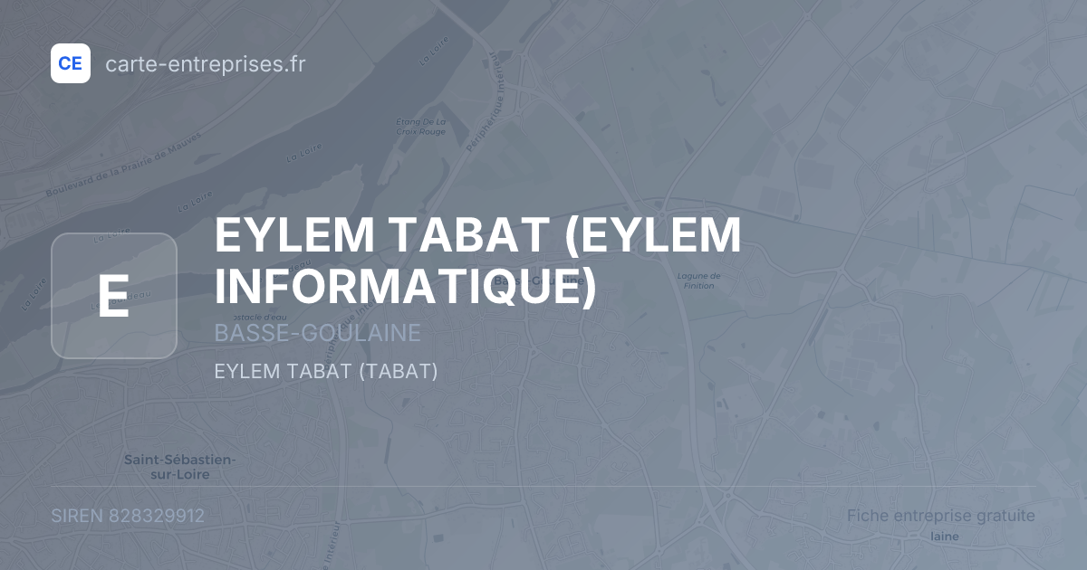 EYLEM TABAT (EYLEM INFORMATIQUE) — 828329912 — fiche entreprise