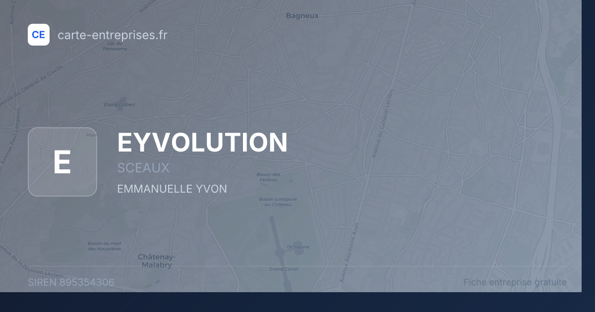 EYVOLUTION — 895354306 — fiche entreprise
