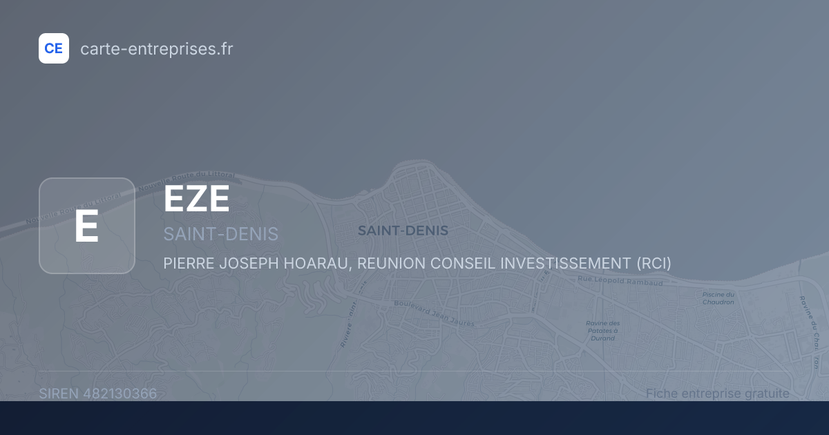 EZE — 482130366 — fiche entreprise