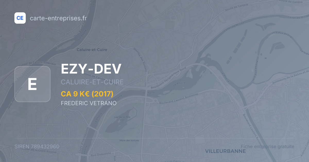 EZY-DEV — 789432960 — fiche entreprise