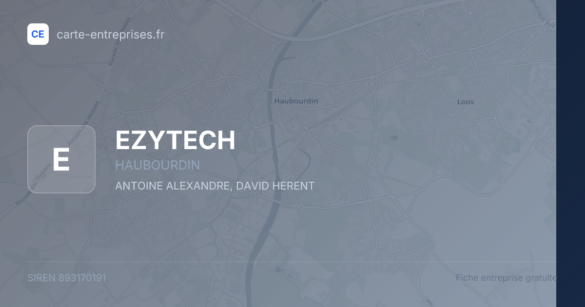 EZYTECH — 893170191 — fiche entreprise