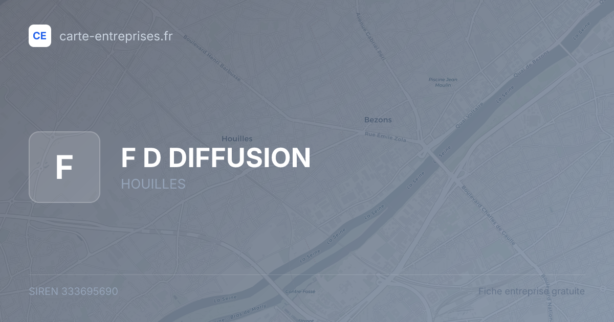 F D DIFFUSION — 333695690 — fiche entreprise