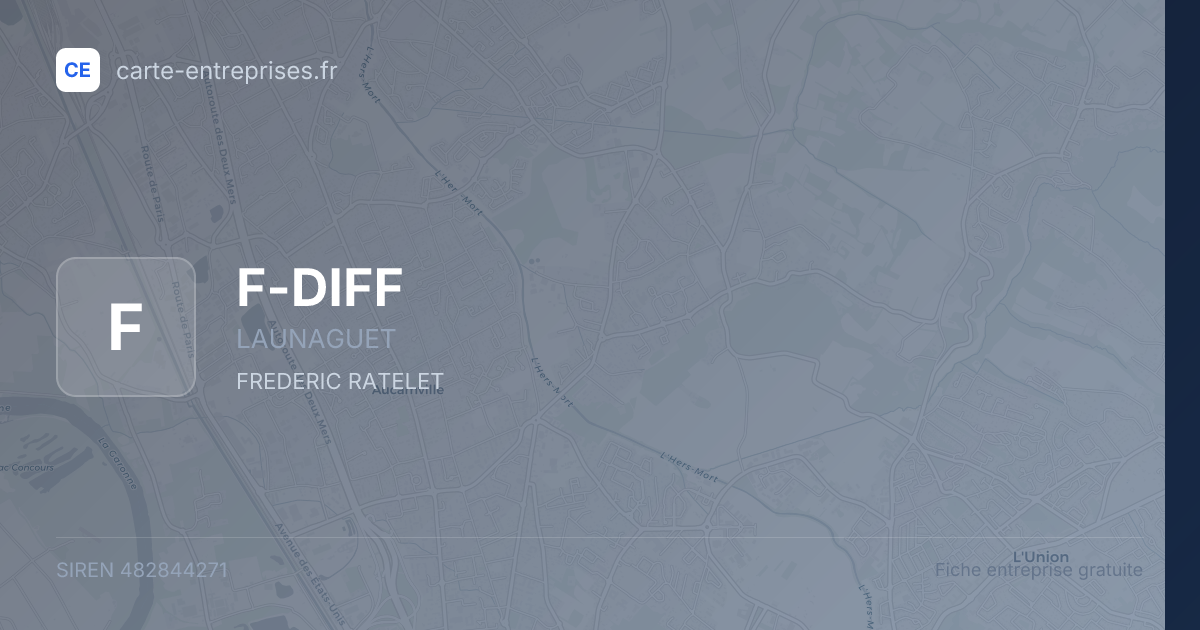 F-DIFF — 482844271 — fiche entreprise
