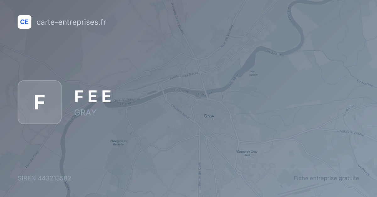 F E E — 443213582 — fiche entreprise