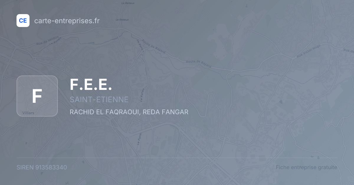 F.E.E. — 913583340 — fiche entreprise