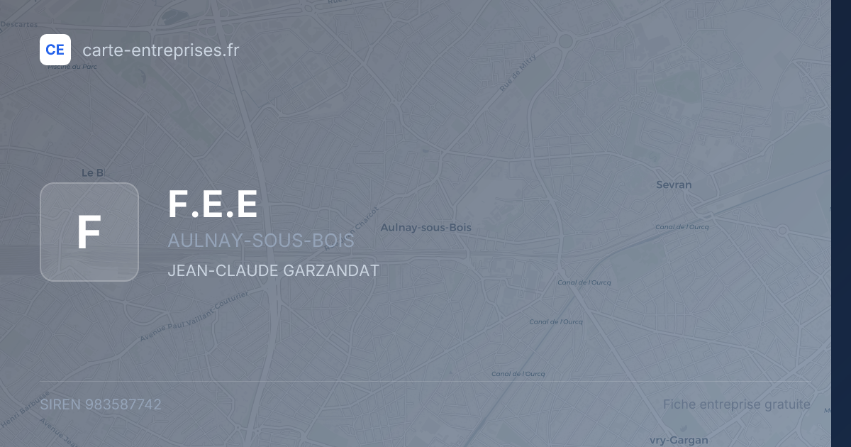 F.E.E — 983587742 — fiche entreprise