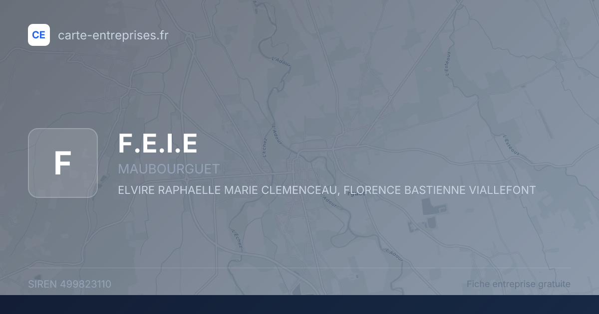 F.E.I.E — 499823110 — fiche entreprise