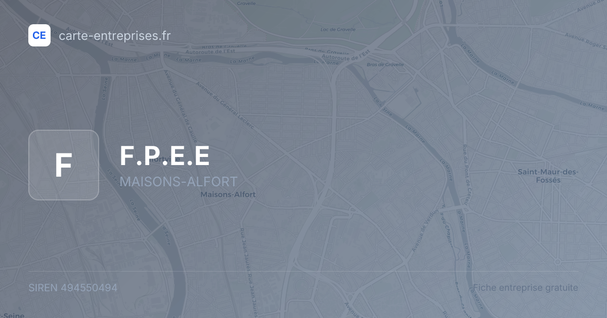 F.P.E.E — 494550494 — fiche entreprise