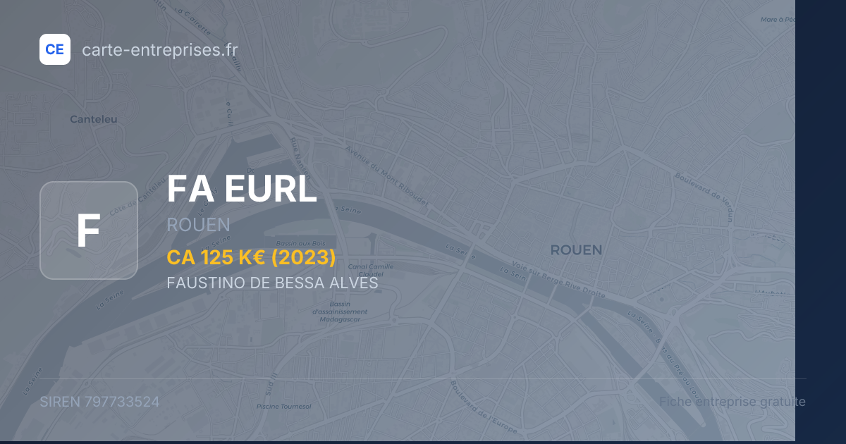 FA EURL — 797733524 — fiche entreprise