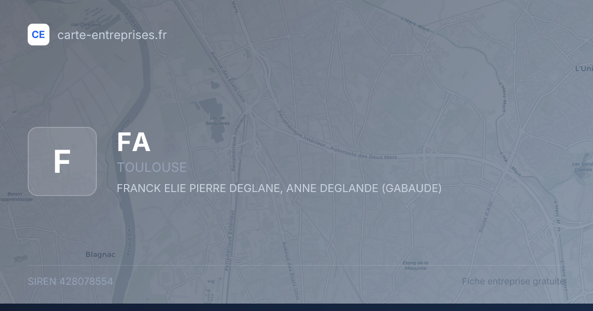 FA — 428078554 — fiche entreprise