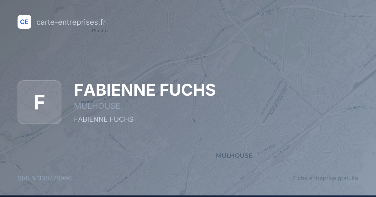 FABIENNE FUCHS — 338778996 — fiche entreprise