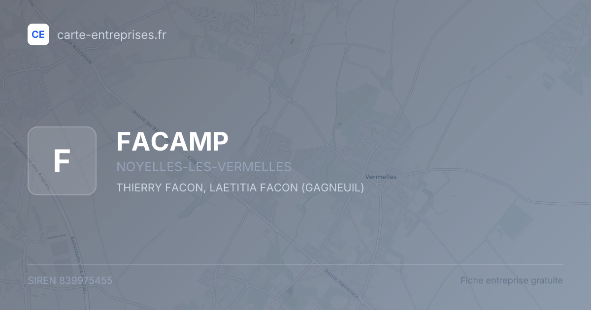 FACAMP — 839975455 — fiche entreprise