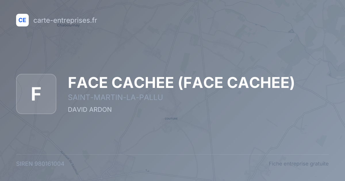 FACE CACHEE — 980161004 — fiche entreprise