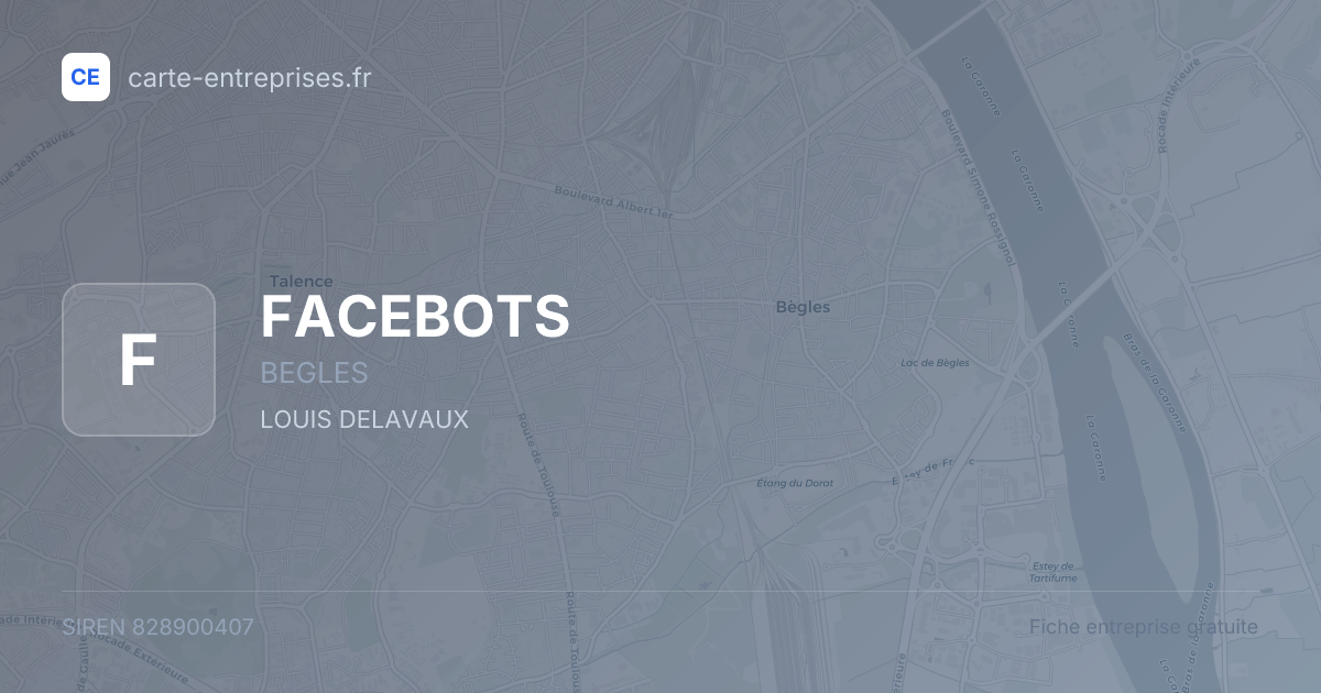 FACEBOTS — 828900407 — fiche entreprise