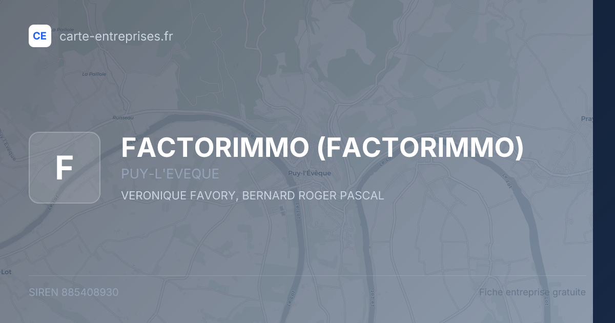 FACTORIMMO — 885408930 — fiche entreprise