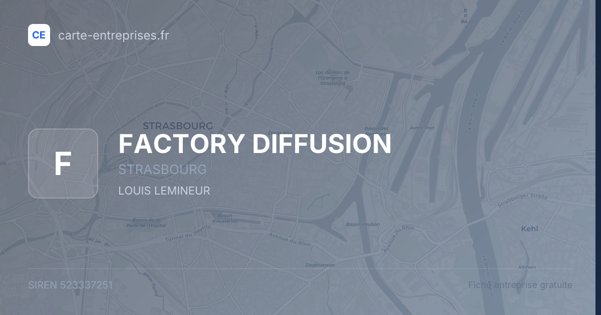 FACTORY DIFFUSION — 523337251 — fiche entreprise