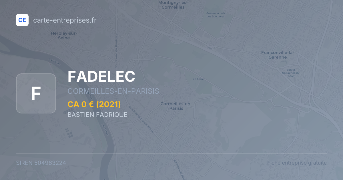 FADELEC — 504963224 — fiche entreprise