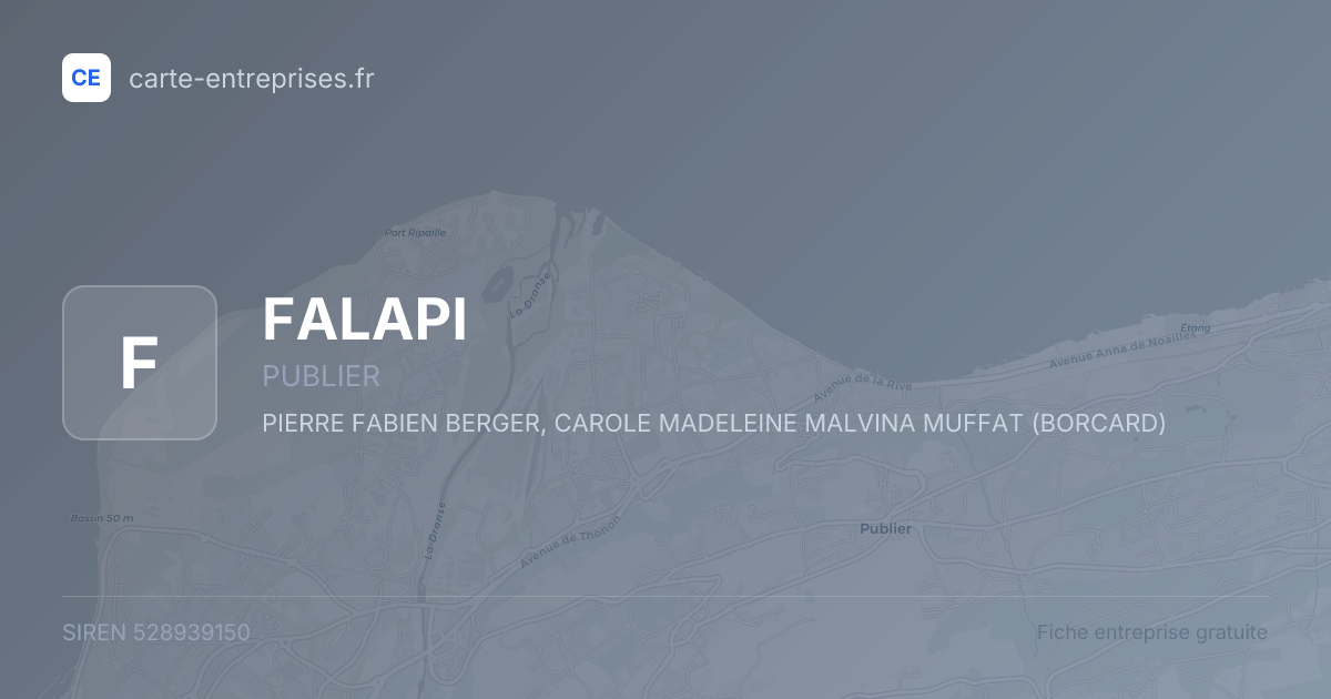 FALAPI — 528939150 — fiche entreprise