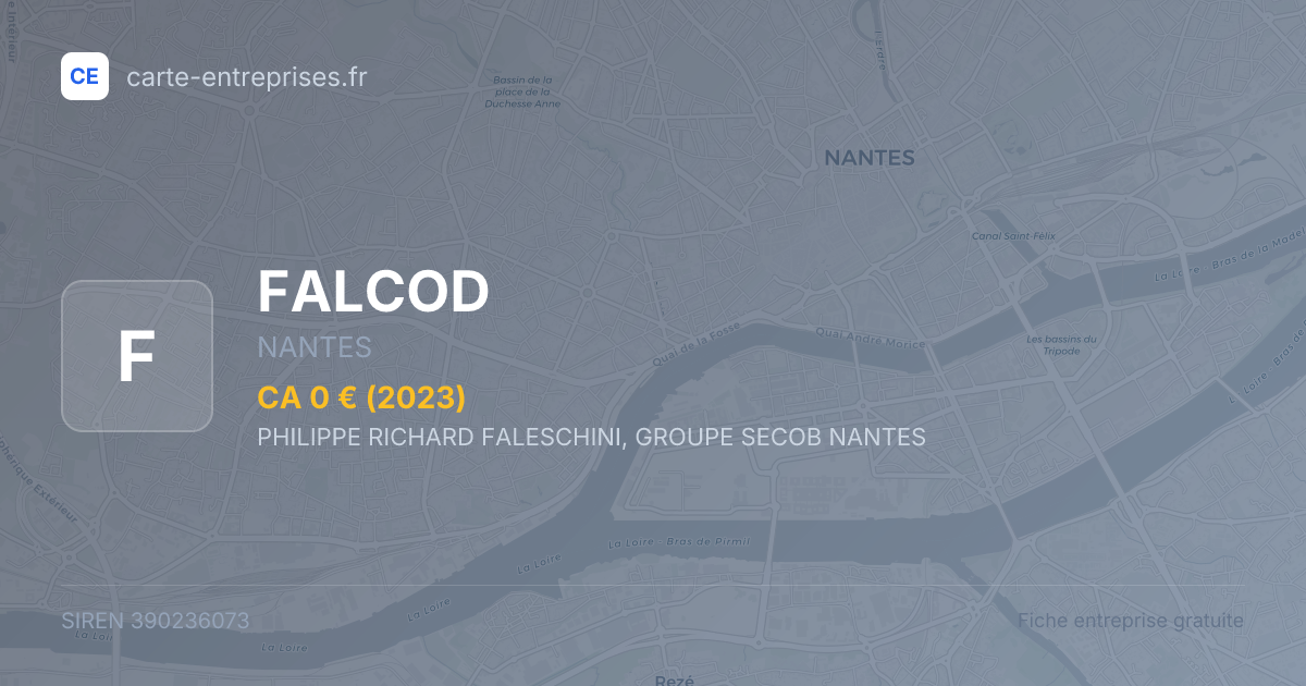 FALCOD — 390236073 — fiche entreprise