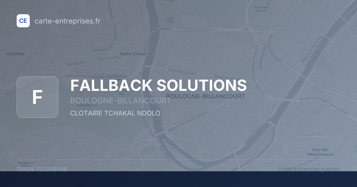 FALLBACK SOLUTIONS — 753258748 — fiche entreprise