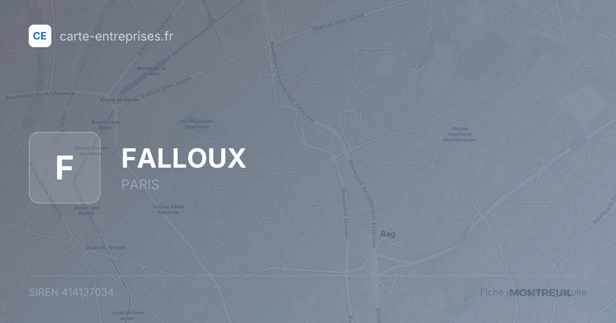 FALLOUX — 414137034 — fiche entreprise