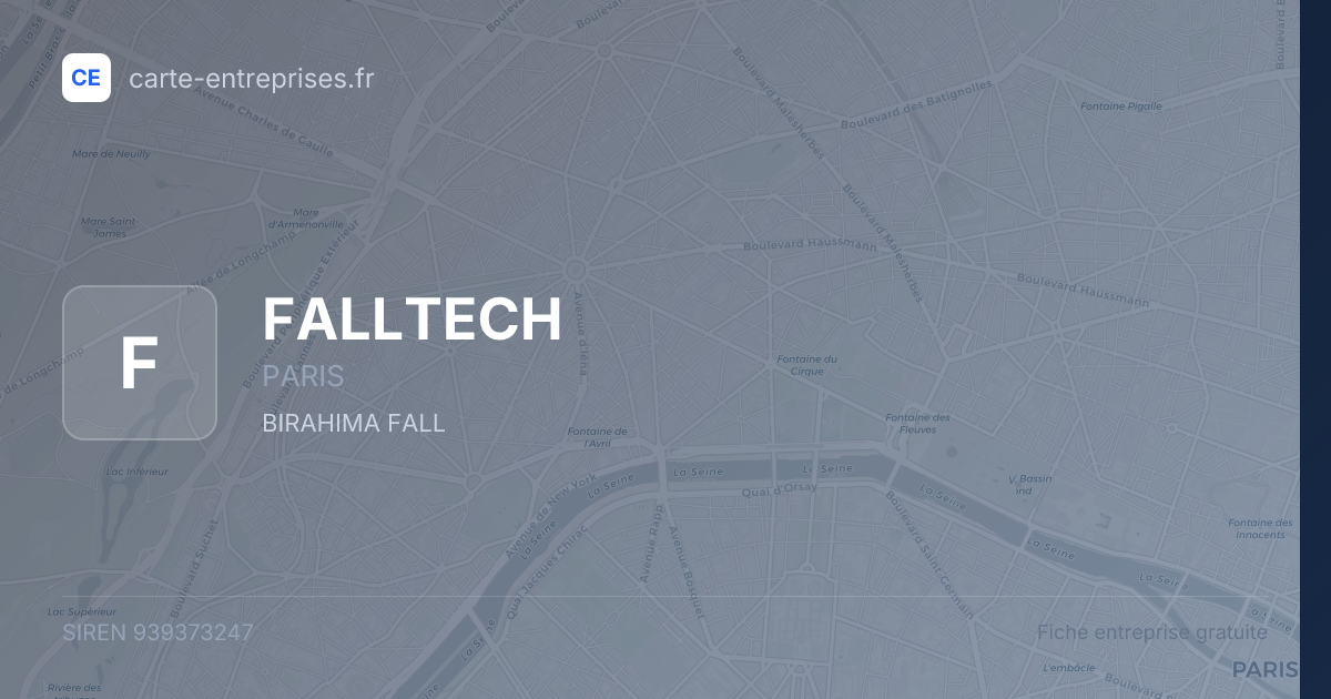 FALLTECH — 939373247 — fiche entreprise