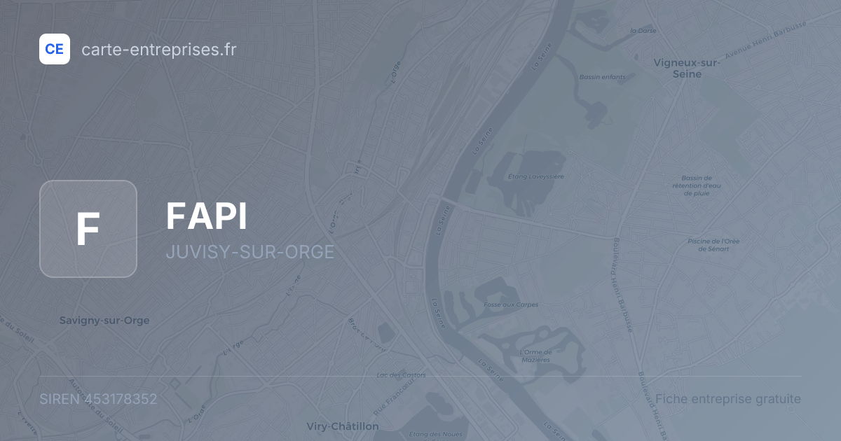 FAPI — 453178352 — fiche entreprise