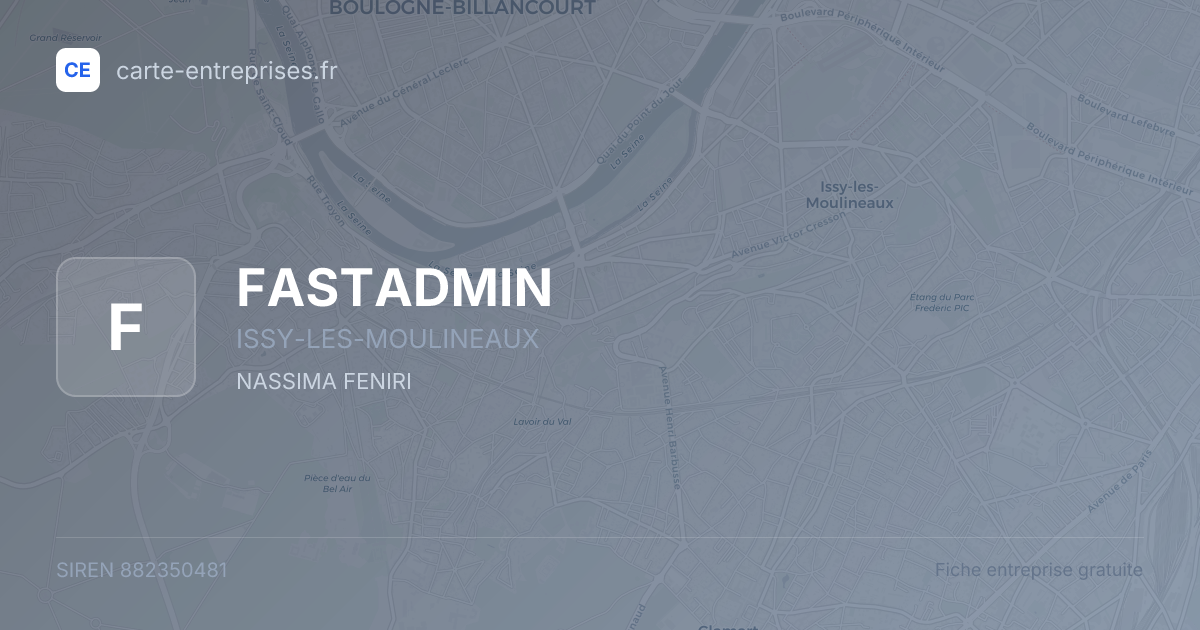 FASTADMIN — 882350481 — fiche entreprise