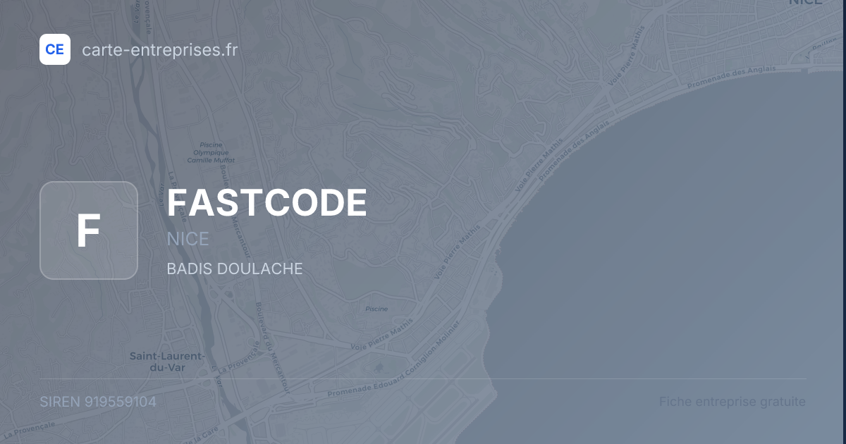 FASTCODE — 919559104 — fiche entreprise