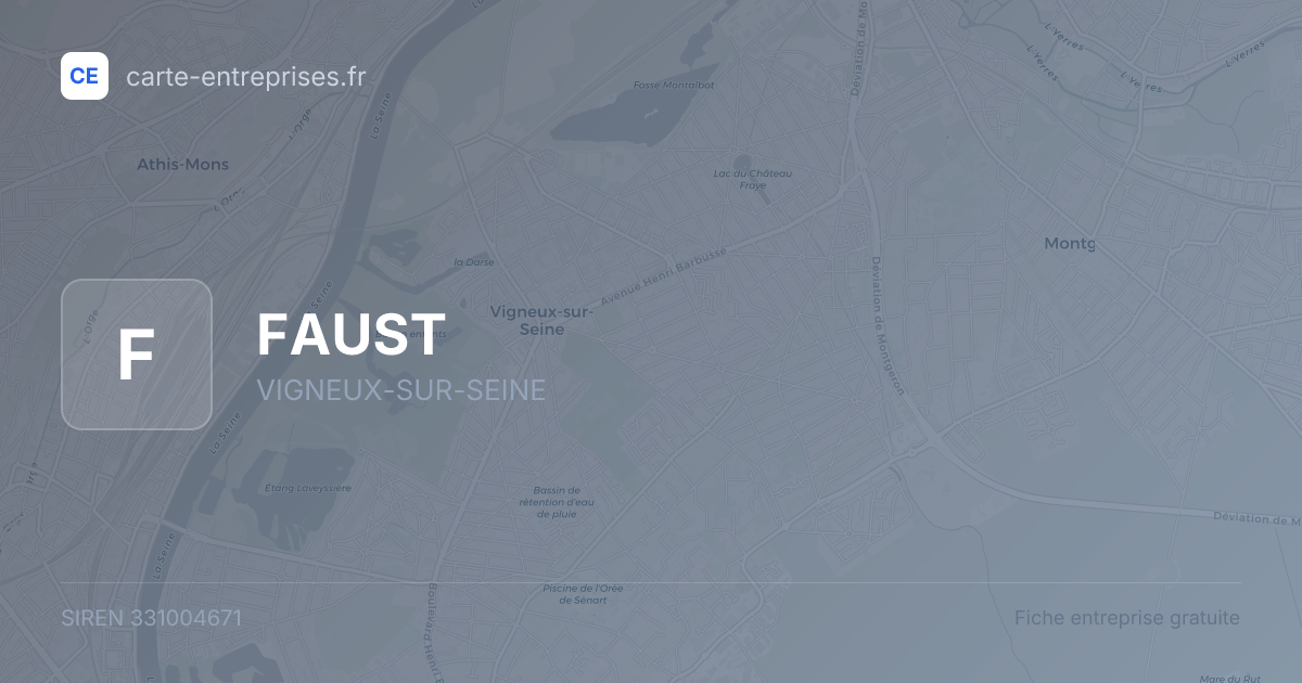 FAUST — 331004671 — fiche entreprise