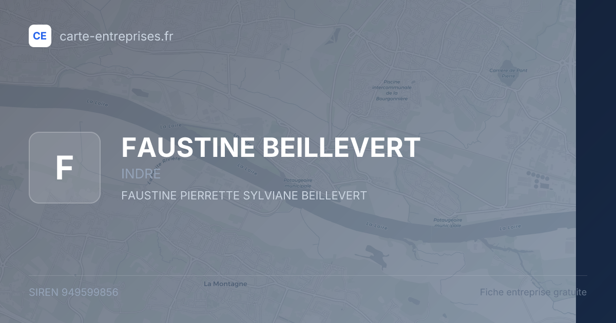 FAUSTINE BEILLEVERT — 949599856 — fiche entreprise