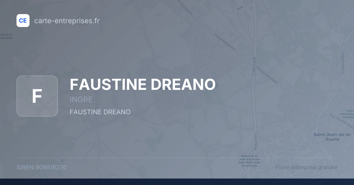 FAUSTINE DREANO — 909818270 — fiche entreprise