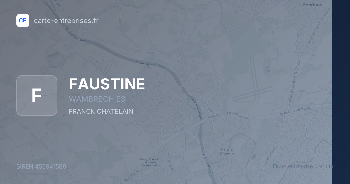 FAUSTINE — 450941588 — fiche entreprise
